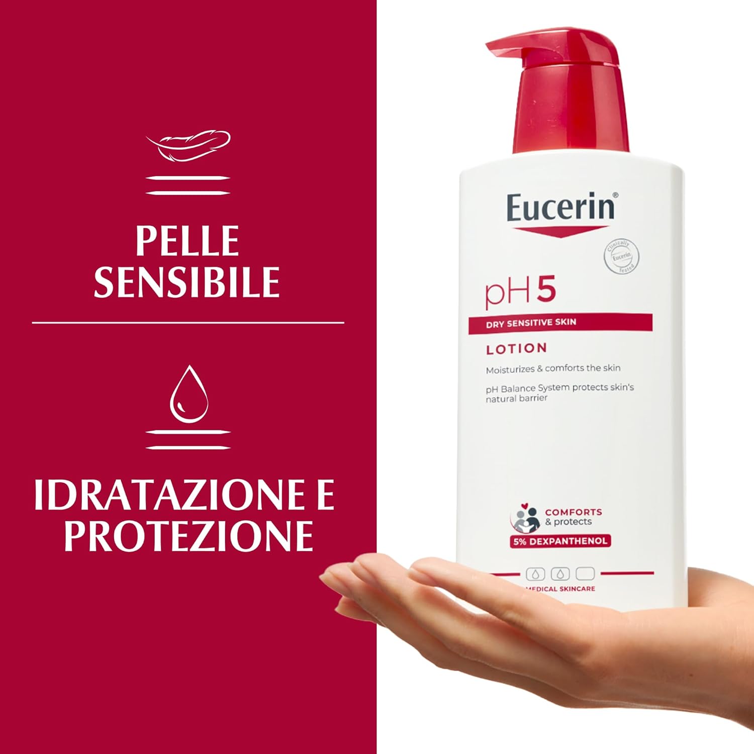 Thumbnail 2 de Eucerin pH5 Emulsione Corpo Idratante 400 ml con 5% Dexpantenolo e Glicerina