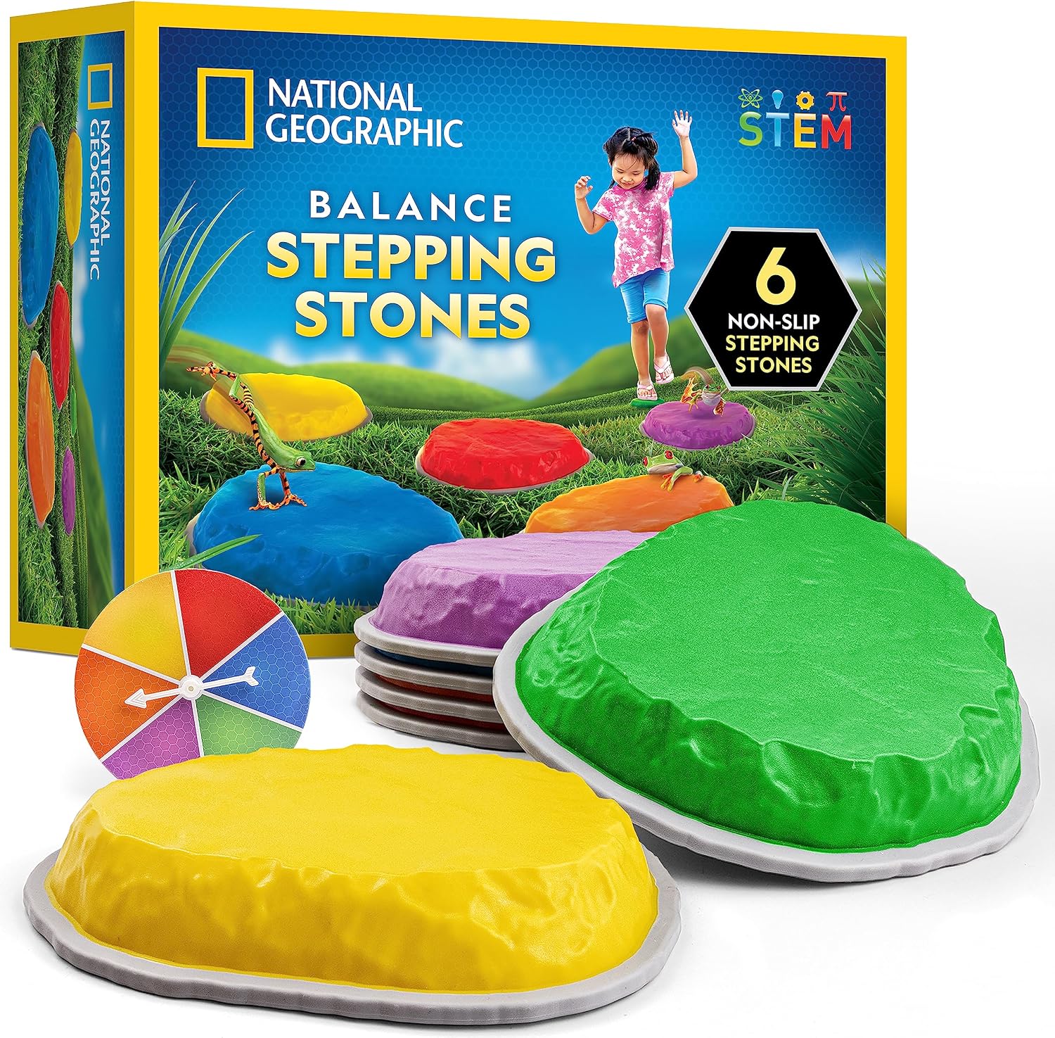 NATIONAL GEOGRAPHIC Stepping Stones for Kids 6-pack