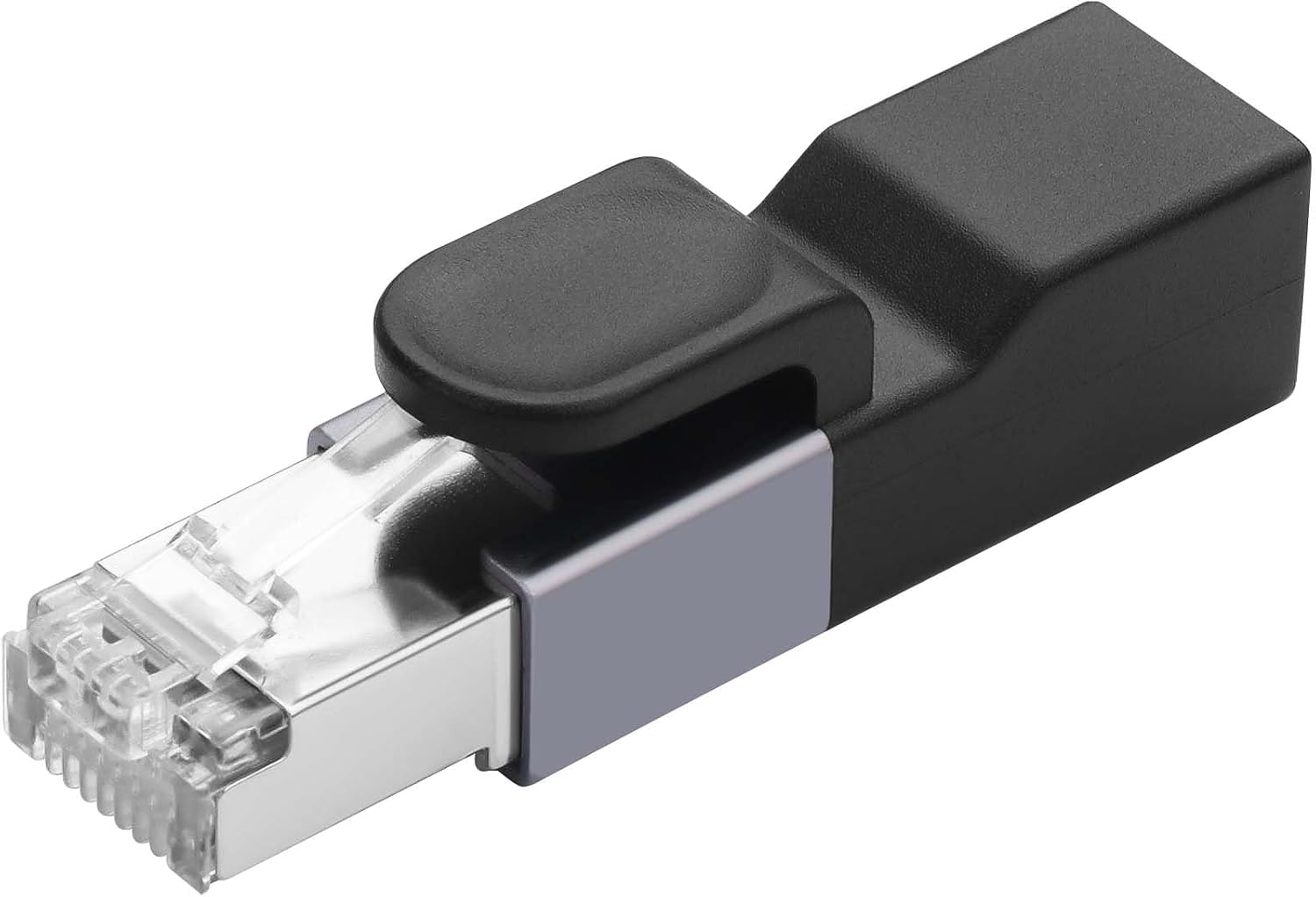 Detalle de CERRXIAN USB-C to Ethernet Adapter (Gigabit 1Gbps) – RJ45 Male to USB-C Female, Portable LAN for Travel & Office