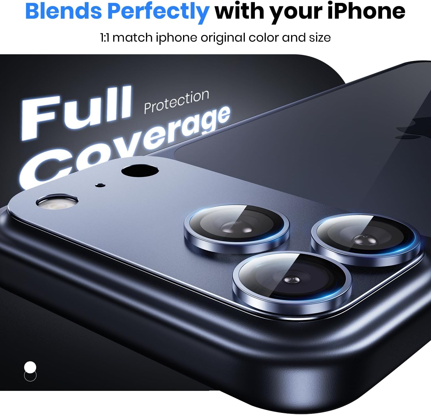 Thumbnail 3 de Hoerrye iPhone 17 Pro Max Camera Lens Protector