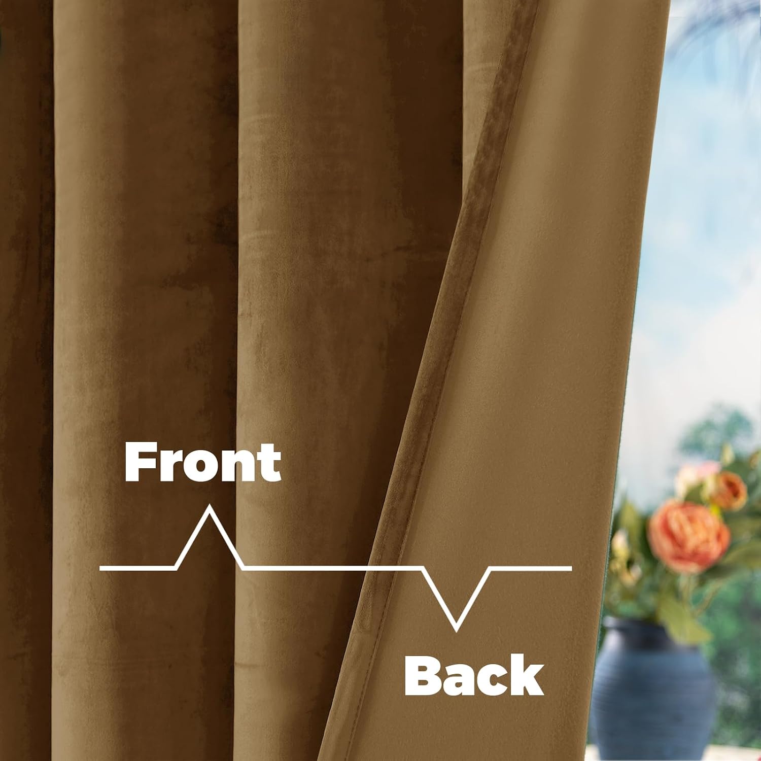 Thumbnail 3 de BGment Velvet Curtains, 84 Inch