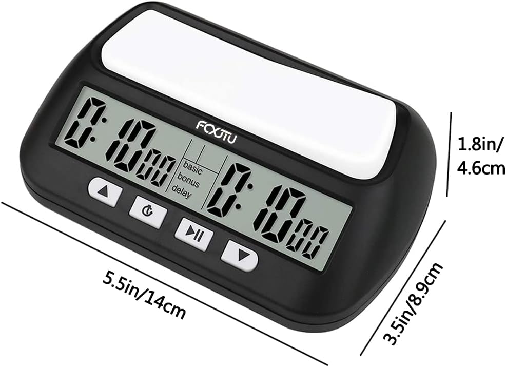 Thumbnail 6 de FCXJTU Professional Digital Chess Timer (FCXJTU) with Alarm, Countdown/Count-up and Delay