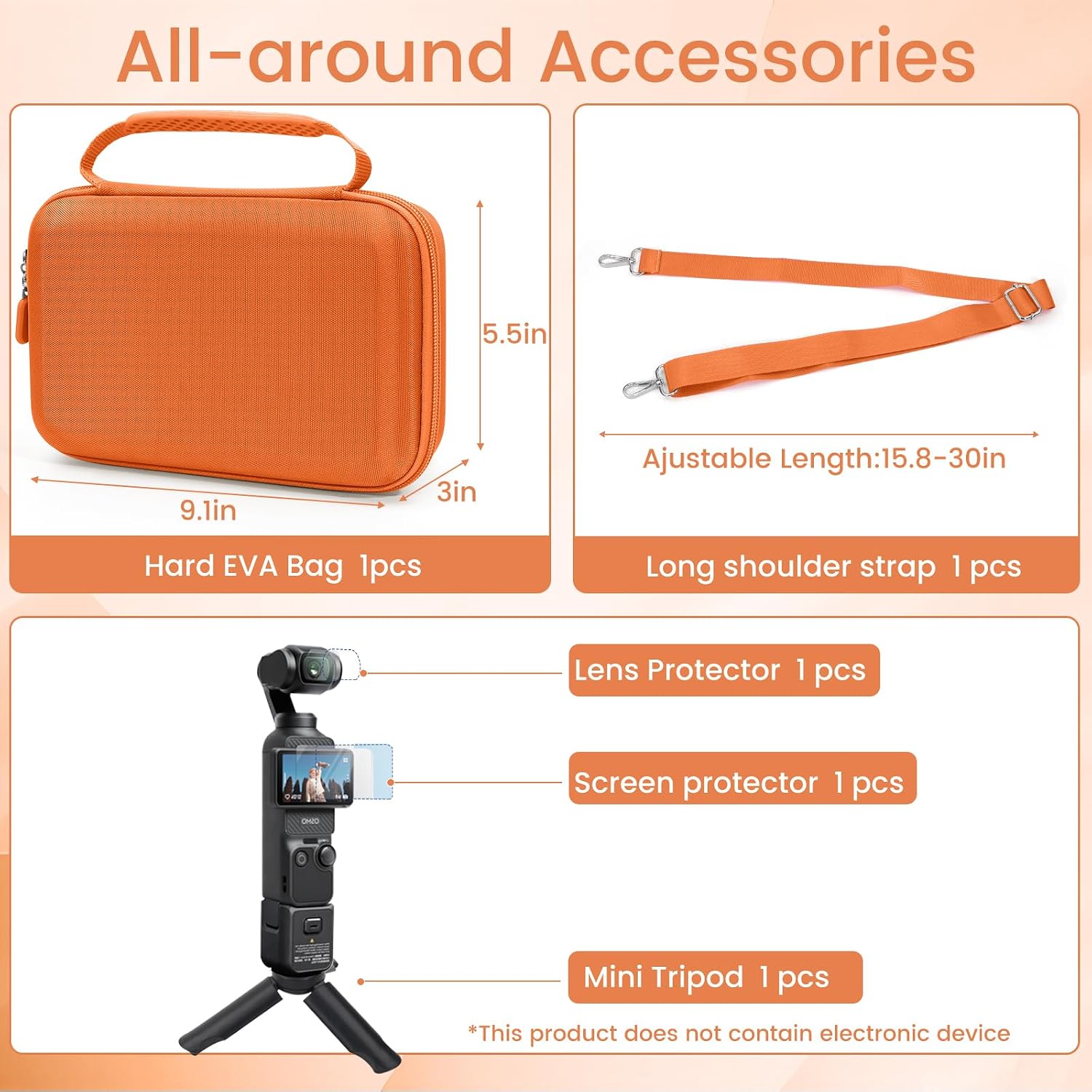Thumbnail 2 de DJI Osmo Pocket 3 Case – All-in-One Creator Combo Storage Solution