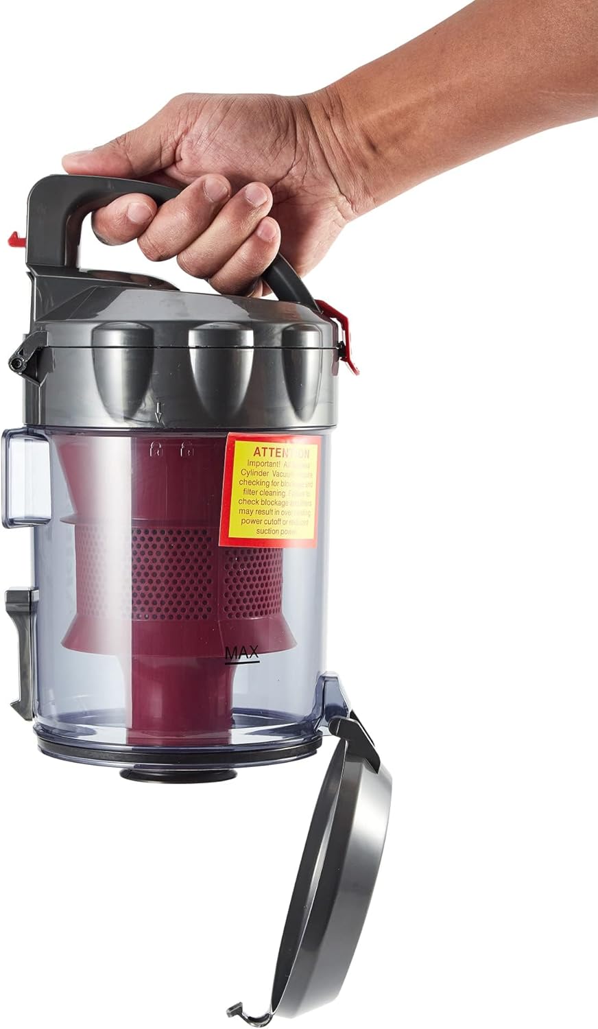 Detalle de Akitas 800W Bagless Cylinder Vacuum Cleaner 2.5L 🧹