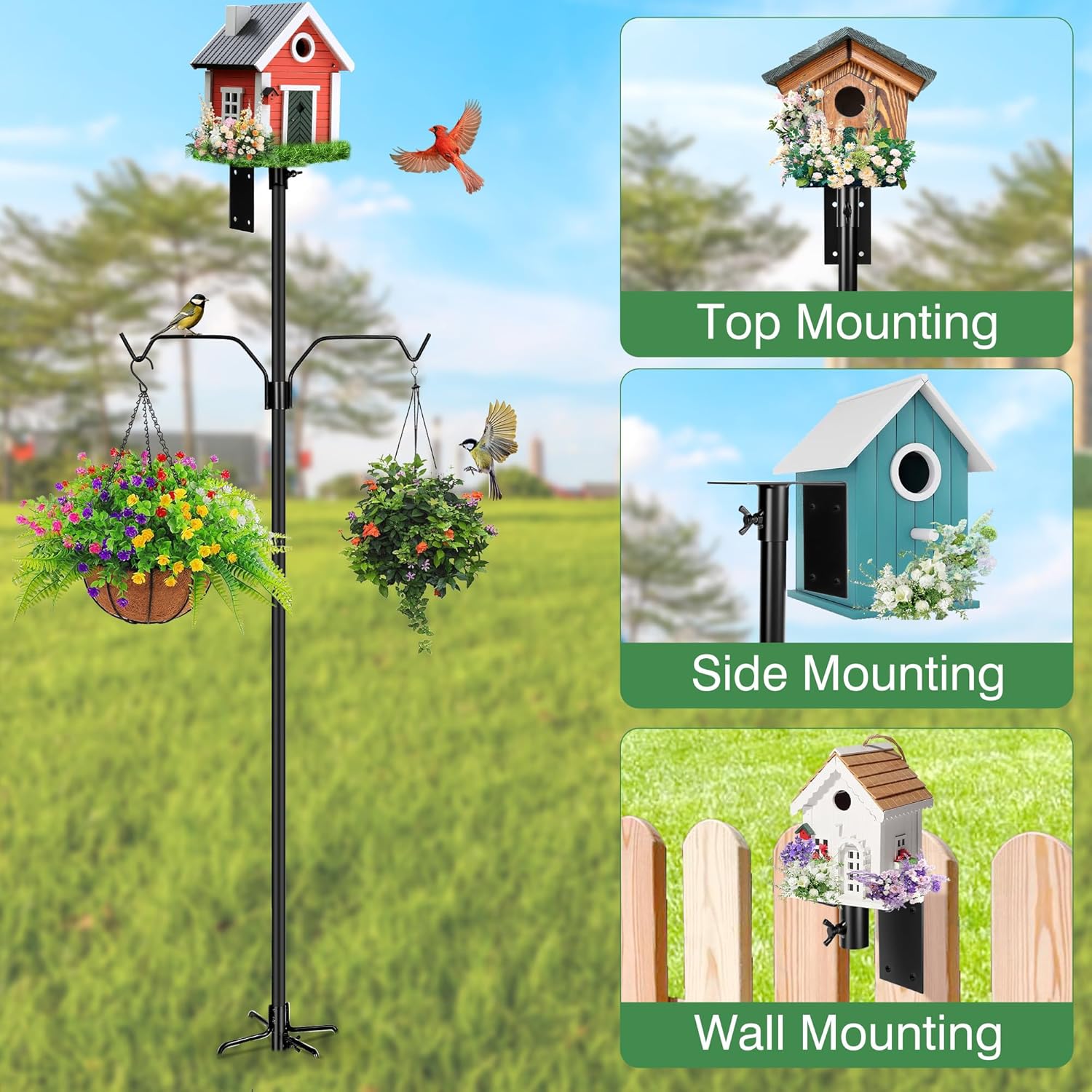 Thumbnail 4 de YINGYM 95 Inch Bird House Pole 🐦