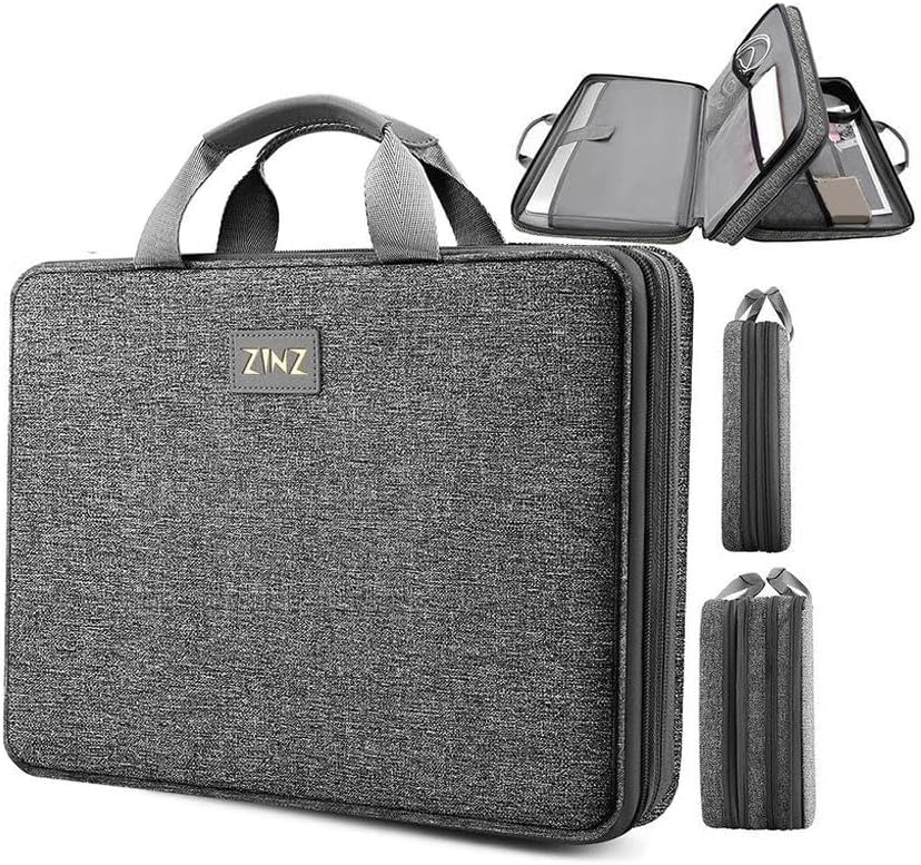 Thumbnail 6 de ZINZ Laptoptasche mit mehreren Fächern für 11,6–16 Zoll Laptops – Aktentasche mit TSA-Design