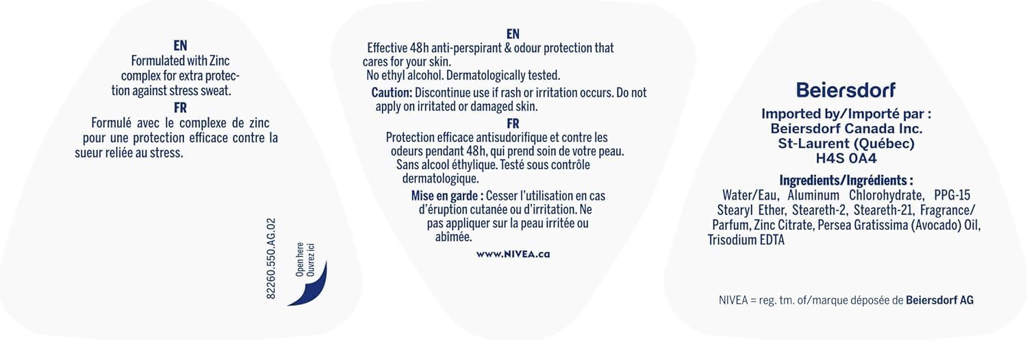 Detalle de NIVEA antiperspirant roll-on, 50 mL