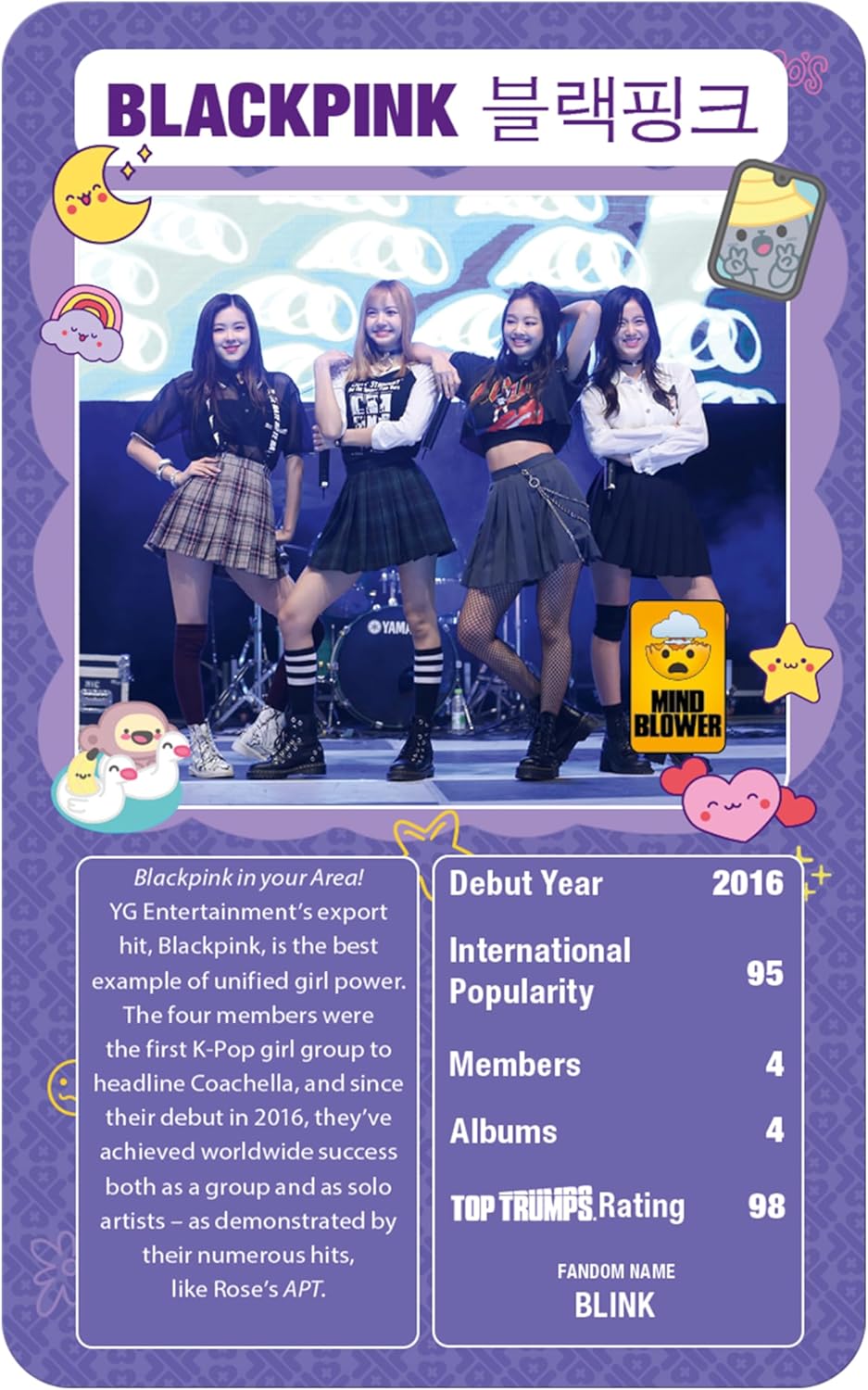 Thumbnail 3 de Top Trumps K-Pop Card Game (Play with BTS, Seventeen, NJZ, PSY and Jessi) – Educational Card Duel for Ages 6+
