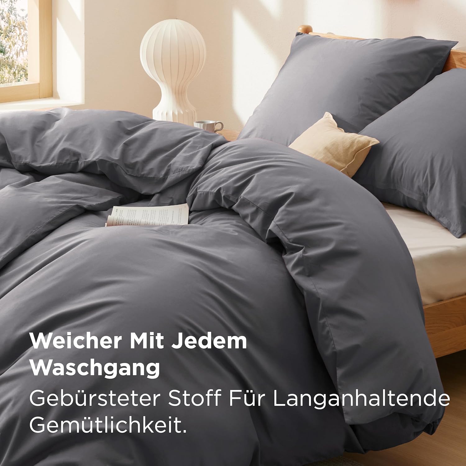 Thumbnail 3 de BEDSURE Bettwäsche 135x200 Baumwolle 4-teilig