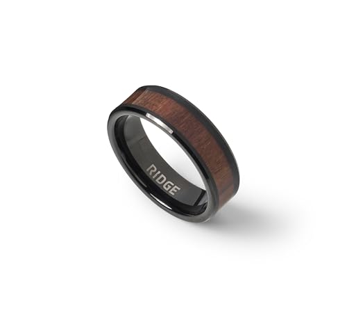Detalle de The Ridge Tungsten Wedding Band, Size 12