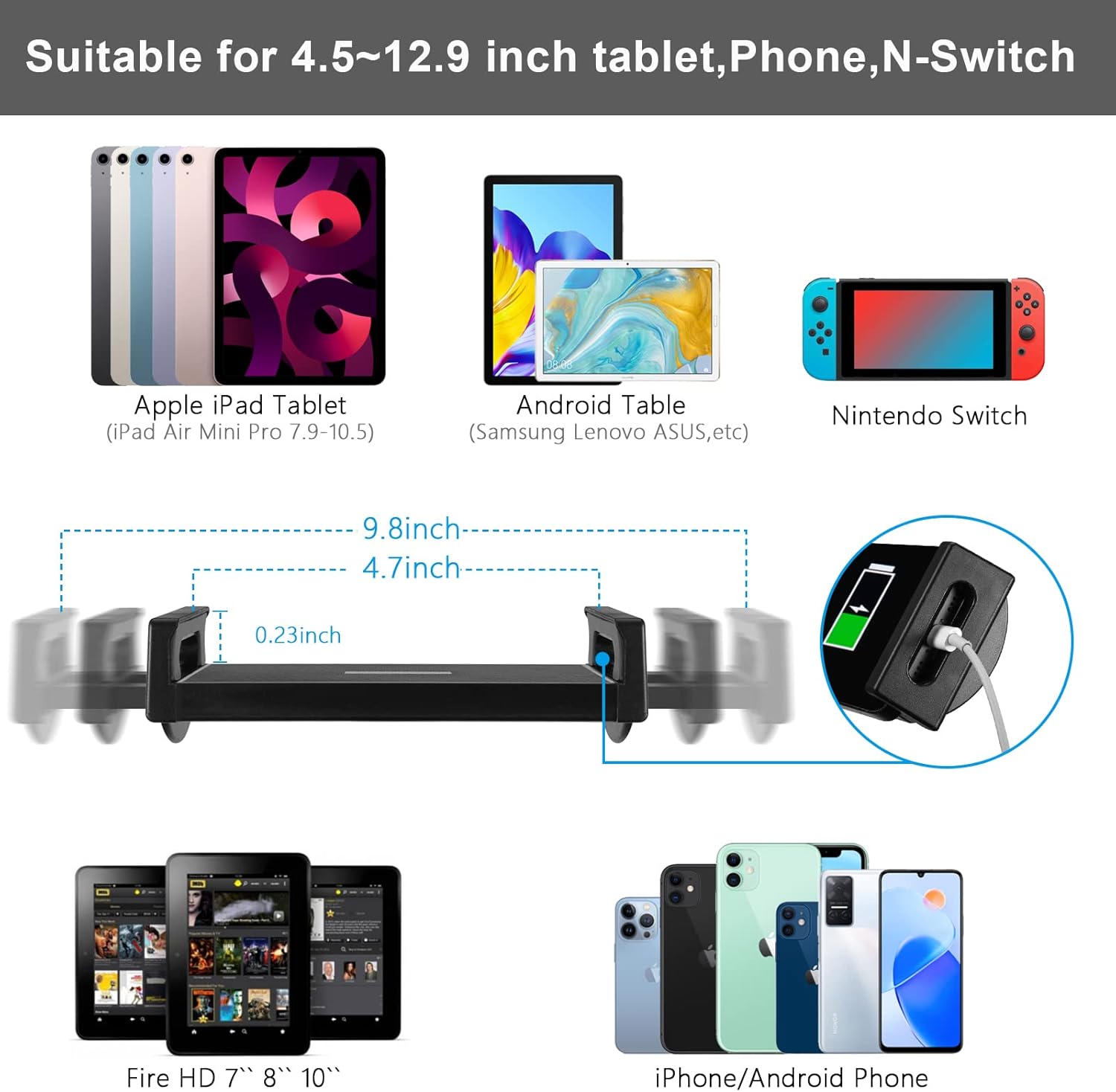 Thumbnail 4 de Lucky Trip Tablet-Bodenständer 1,4 kg Basis
