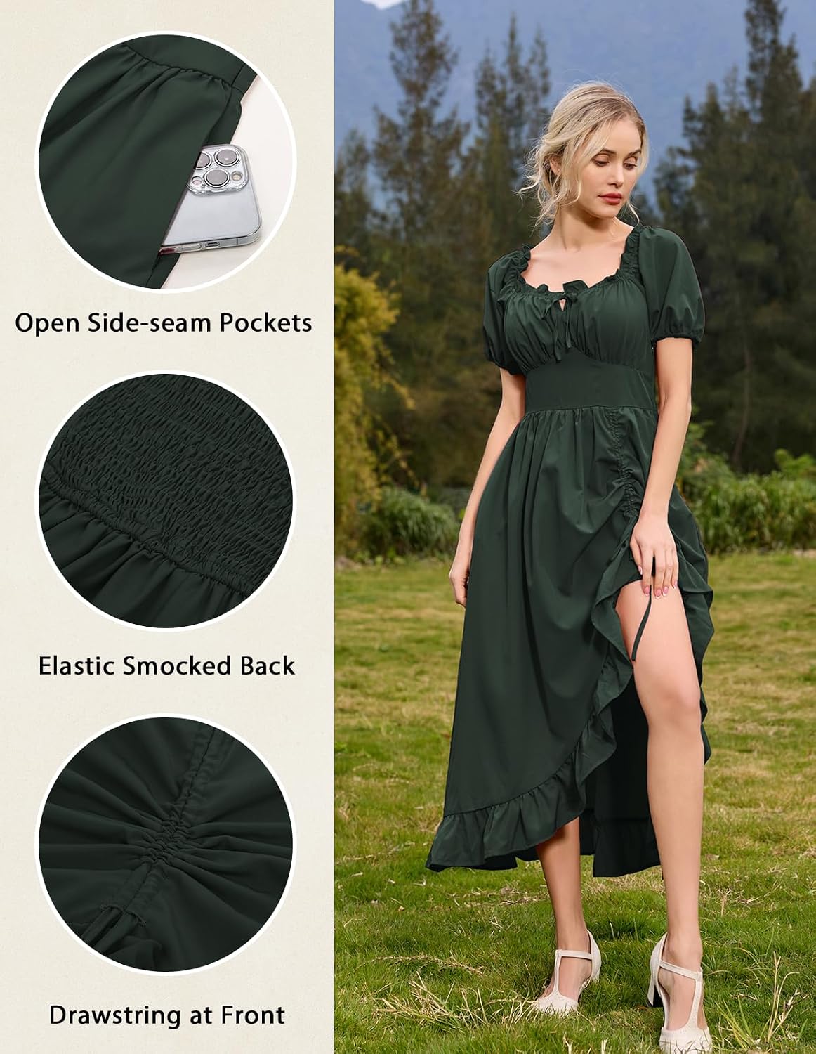 Thumbnail 3 de Scarlet Darkness Renaissance Dress