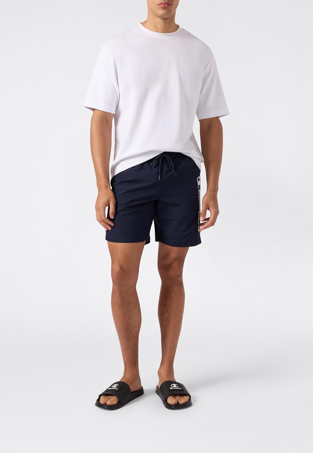 Detalle de Champion Beachshorts Costume a Pantaloncino Uomo: stile e comfort per la spiaggia