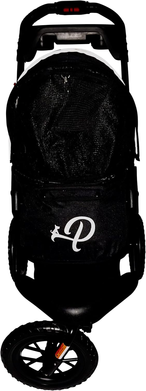 Detalle 2 de PETIQUE Chinook Black Luxury Dog Stroller 23kg