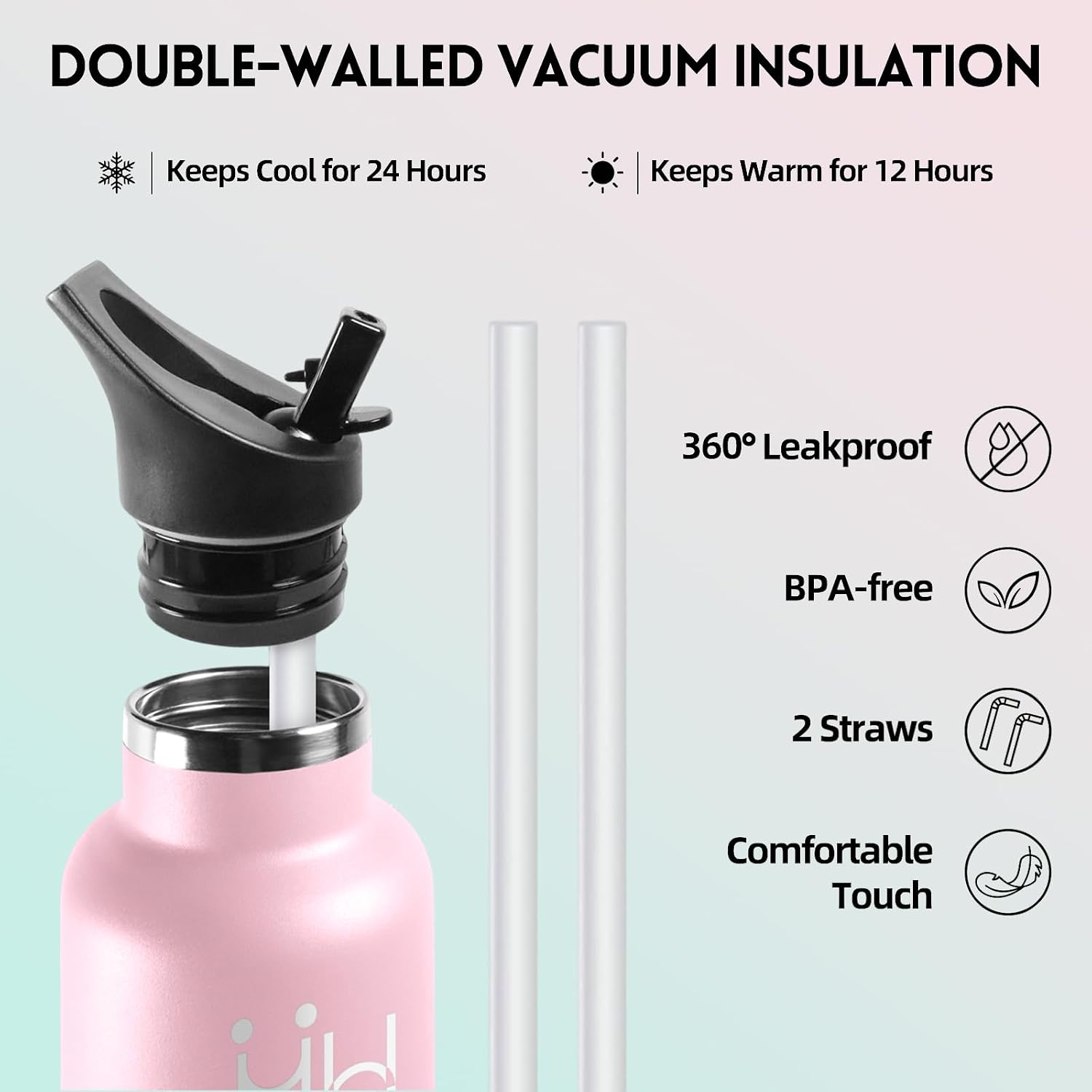 Thumbnail 2 de Motswedi Borraccia Termica 1 L con Cannuccia