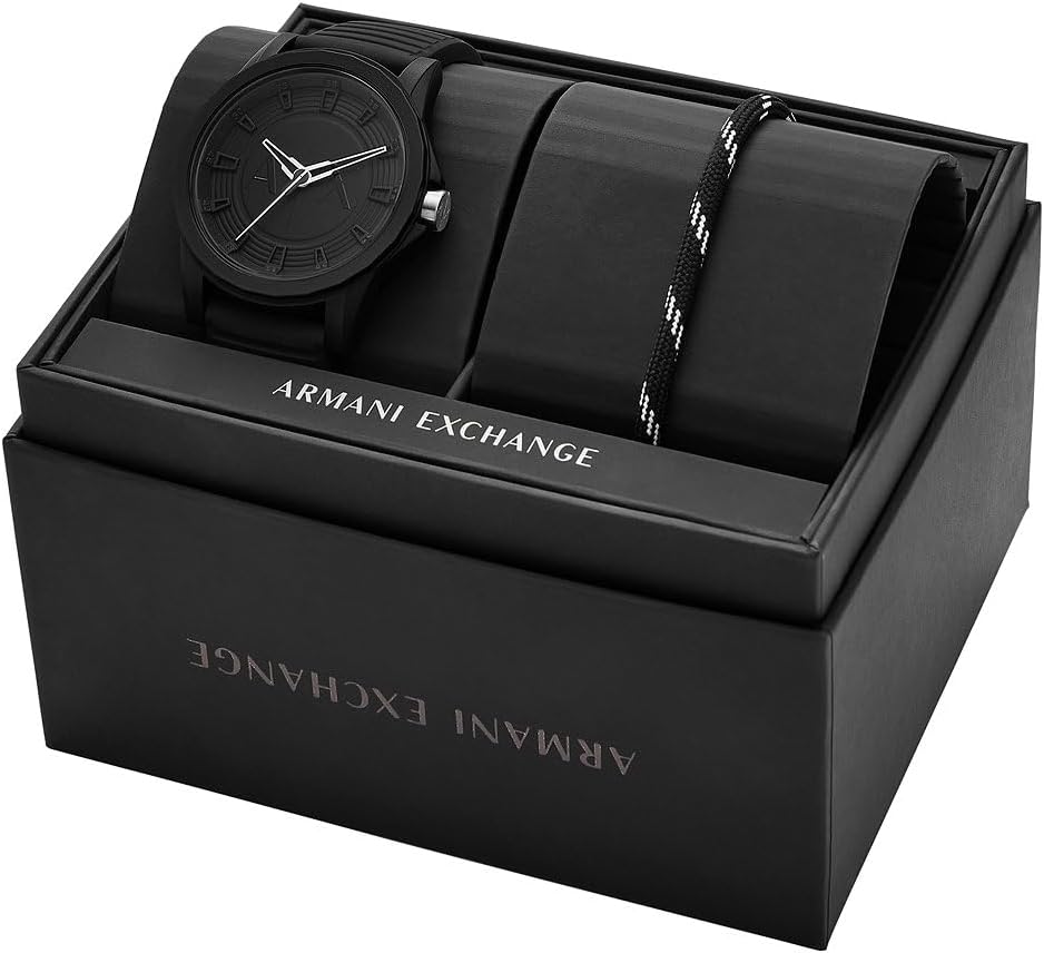 Thumbnail 6 de Armani Exchange Uhr für Herren – Quarzuhren mit 44 mm Gehäuse, Silikonband
