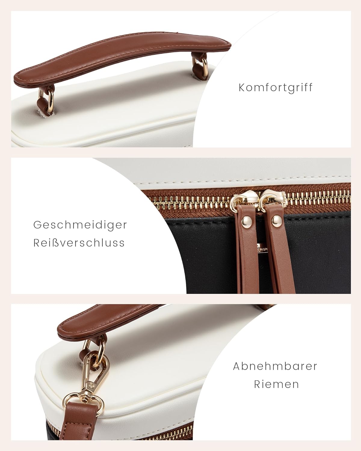 Thumbnail 5 de LOVEVOOK Umhängetasche Damen Khaki 21×9,5×15,5 cm