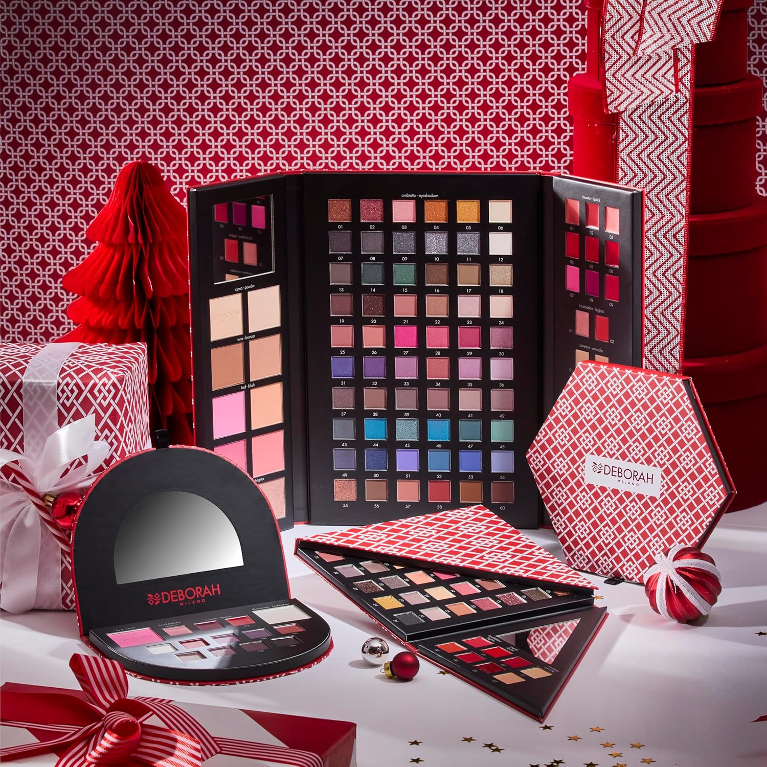 Thumbnail 2 de Deborah Milano Trousse Set Regalo Donna Make Up Beauty Gift n.4 Large: palette, rossetti, gloss e polveri viso per un look modulabile