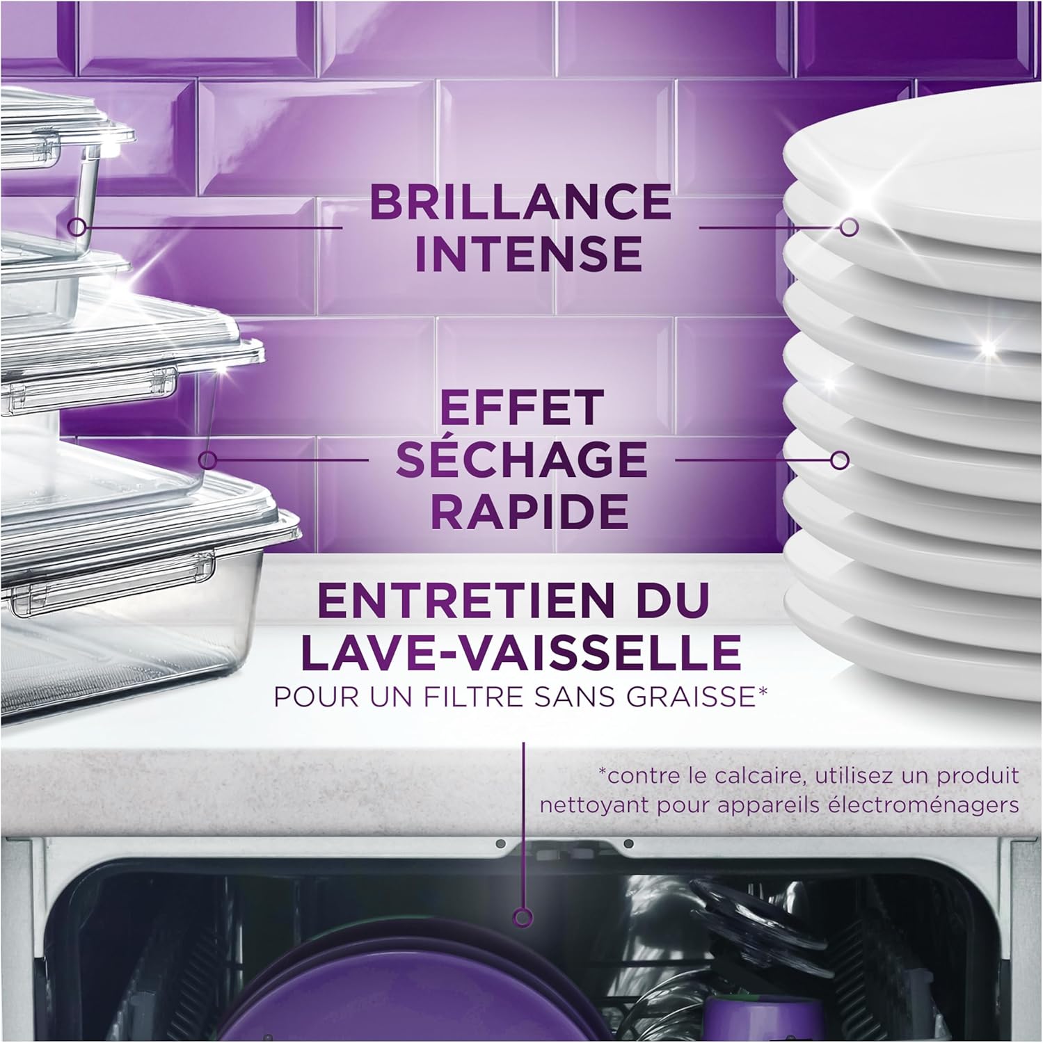 Thumbnail 4 de Fairy Platinum Plus Tablettes Lave-Vaisselle Tout-en-1, Miracle 30 Minutes – 130 tablettes
