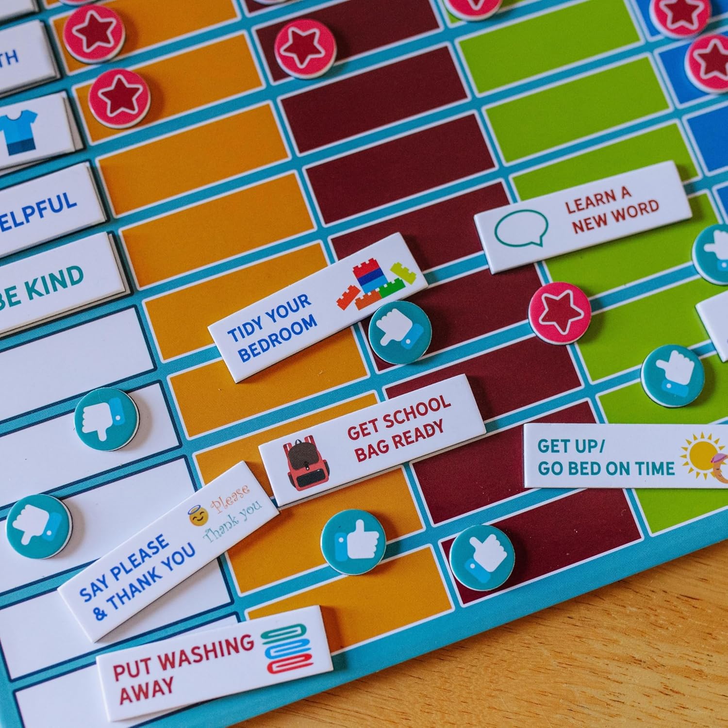Thumbnail 5 de Jaques of London Large Magnetic Reward Chart for 2 Kids 🎲