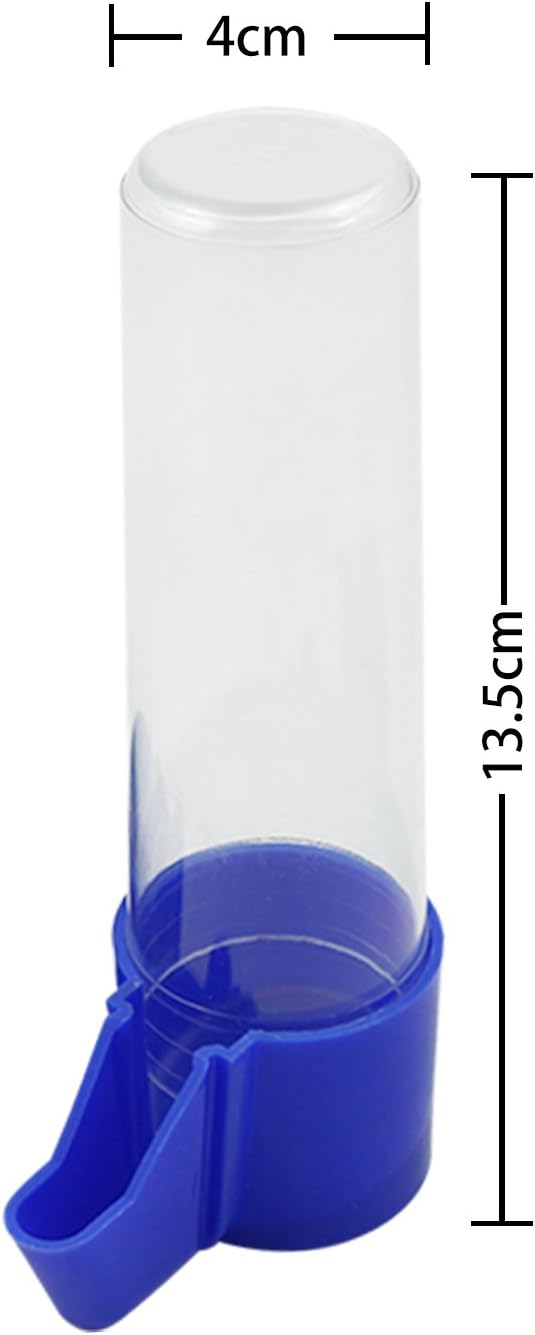 Detalle 2 de Nobleza 2x Abbeveratoio per uccelli da compagnia da 90 ml con beccuccio (adatto a canarini e parrocchetti)