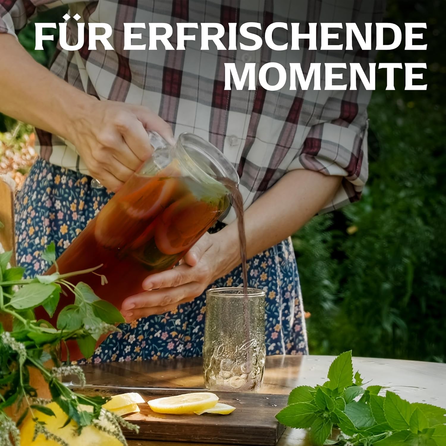 Detalle de Lipton Eistee Pulver Set Mango – Selbst zubereitbar für 18 L Eis-Tee