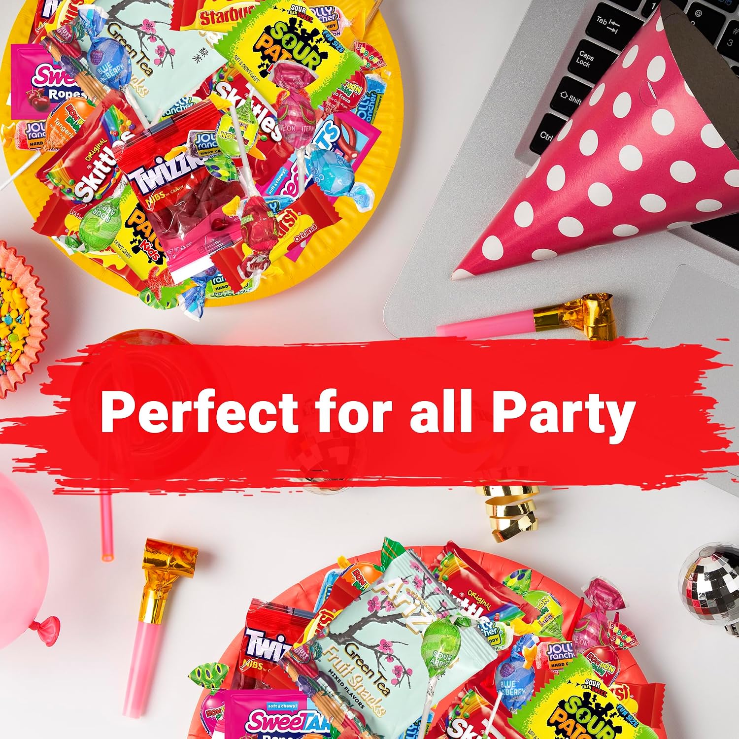 Detalle de KATIE’S KANDY KORNER Halloween Candy Variety Pack, 8 lb Individually Wrapped Mix
