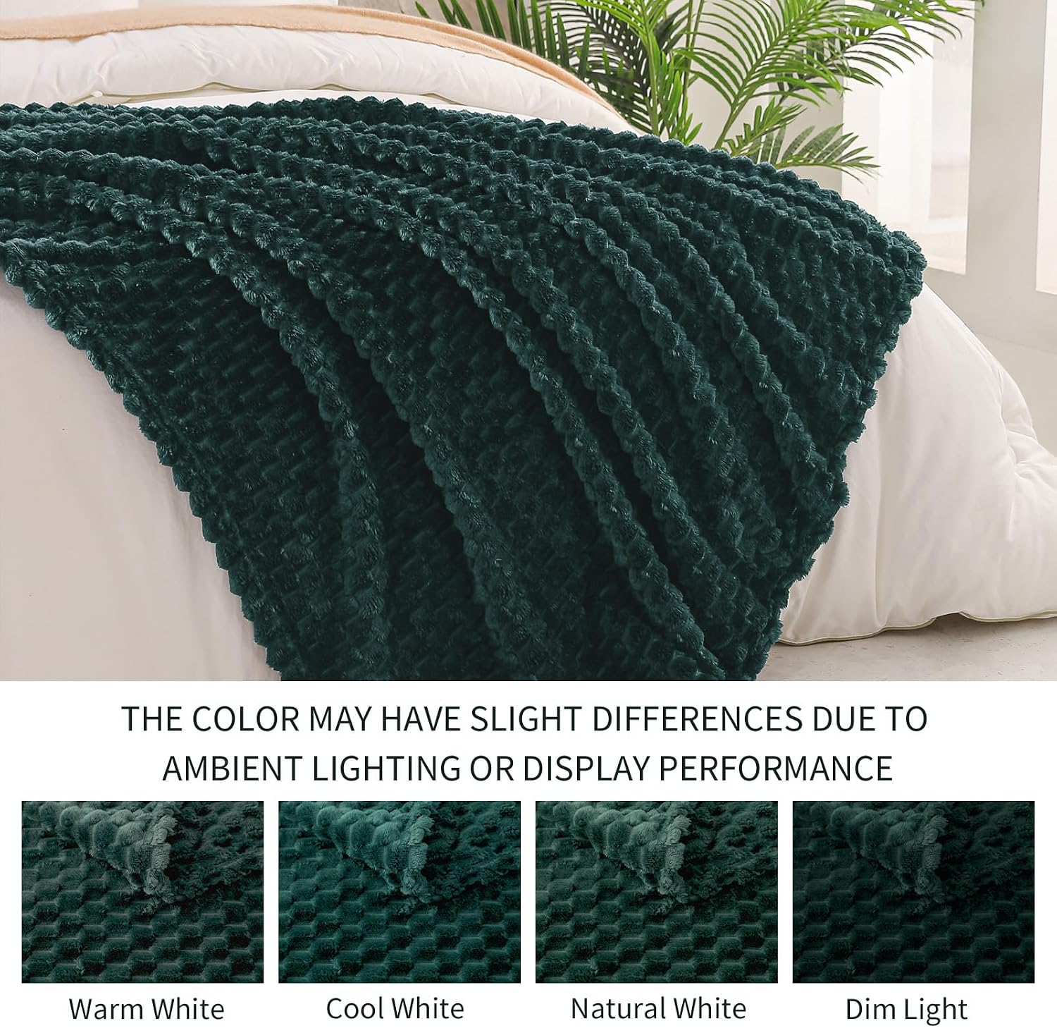Thumbnail 2 de Exclusivo Mezcla Fleece Throw Blanket 127x178 cm