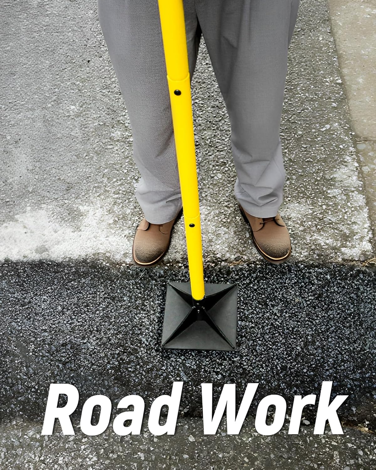 Thumbnail 6 de BlumeTrec 20cm x 20cm steel tamper (heavy-duty hand compactor) for soil, gravel and asphalt