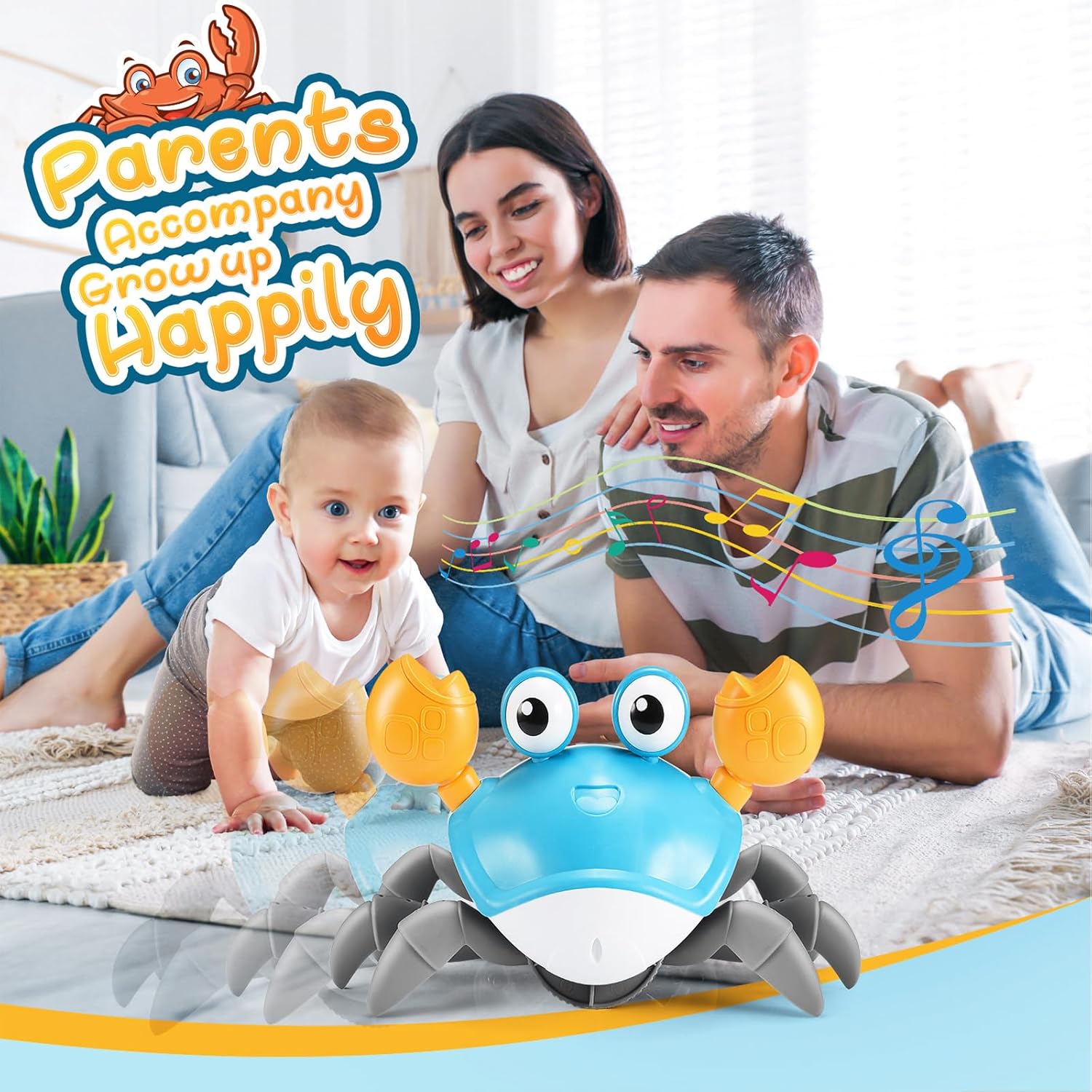Thumbnail 3 de Veopoko Crawling Crab Toy: Baby Sensory Toy for Crawling, 0–4 Years