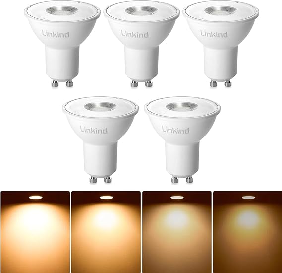 Detalle de Linkind Bombillas LED GU10 Regulable, 5.7W, Paquete de 5