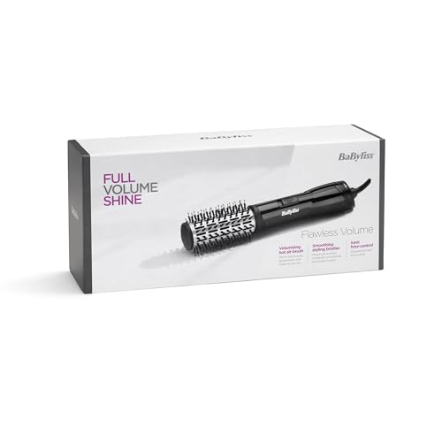 Thumbnail 3 de BaByliss Flawless Volume Hot Air Brush – Dry and Style in One (38mm Titanium-Ceramic Barrel)