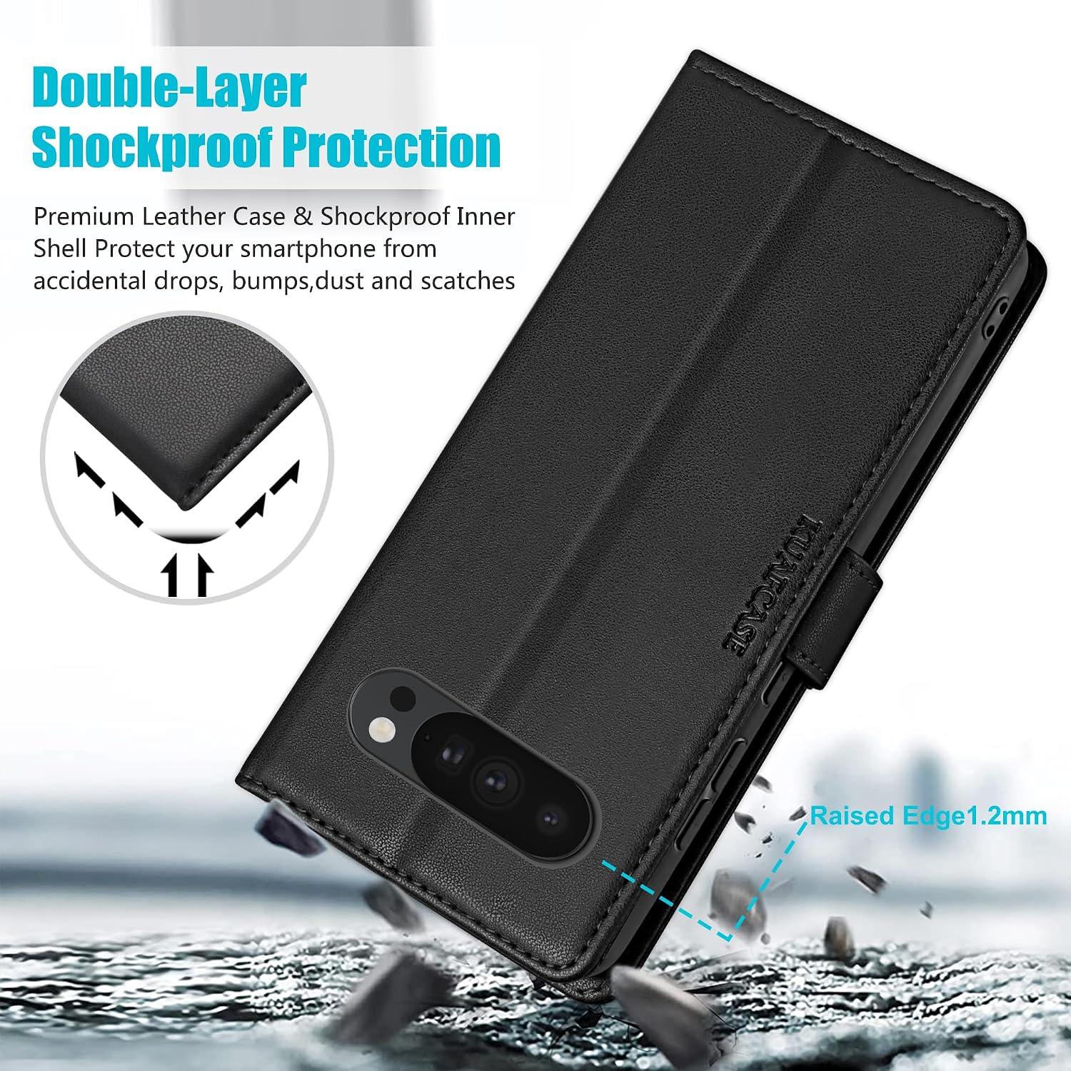 Thumbnail 2 de Kuafcase Pixel 10 case with 4 card slots