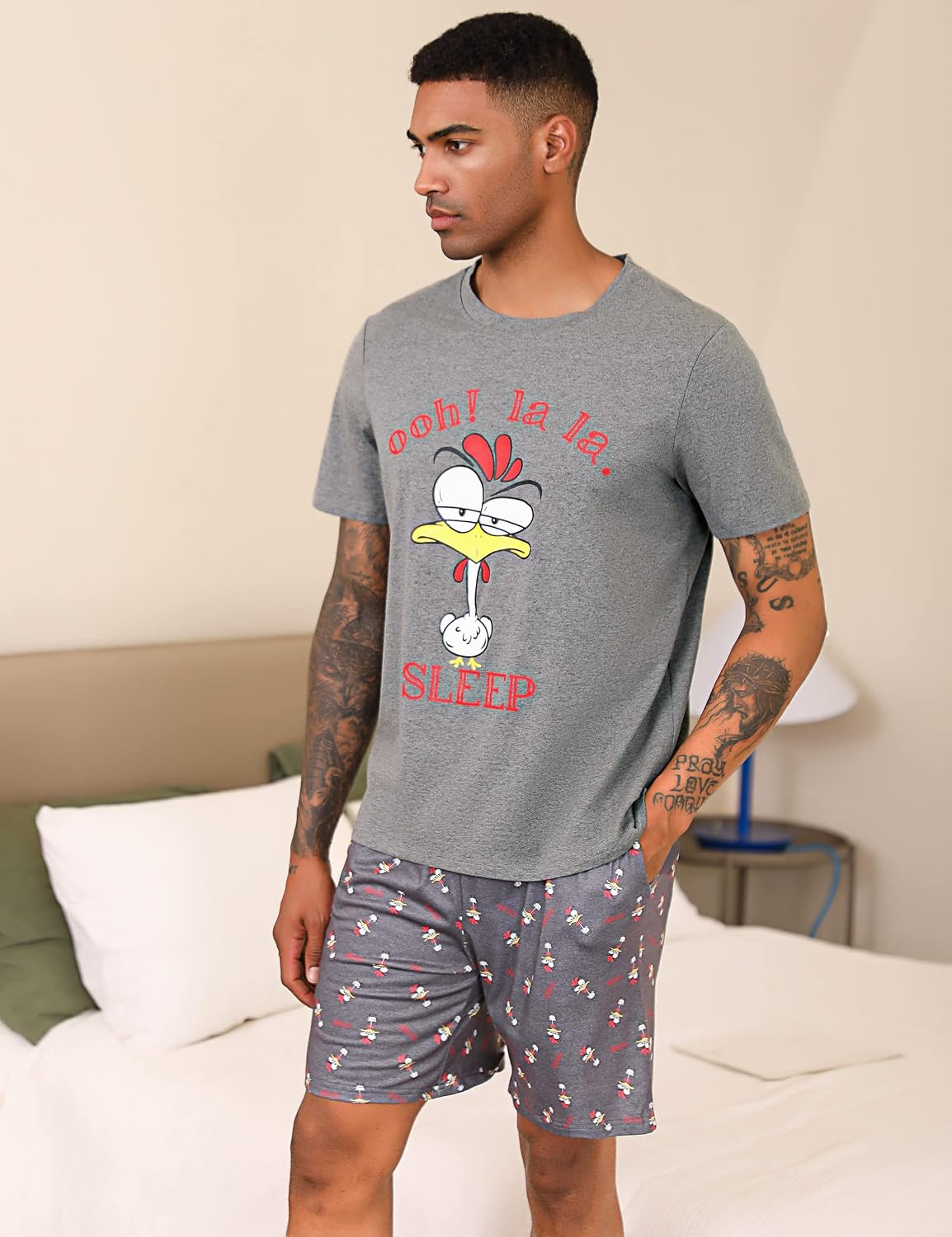 Thumbnail 3 de Jezonga Pyjama Homme Coton Été Court