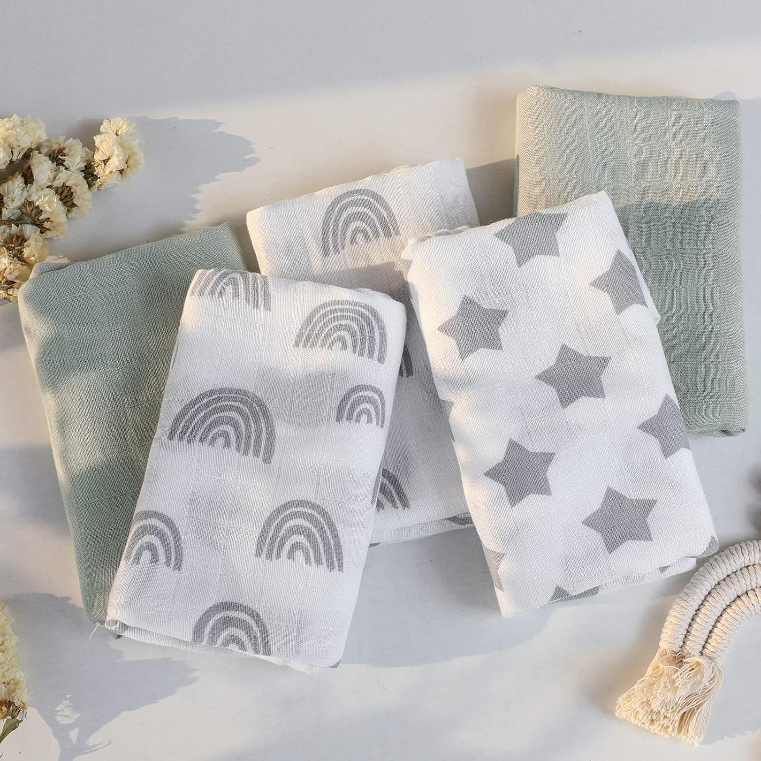 Thumbnail 6 de GLLQUEN BABY muslin squares 6 pack 70cm