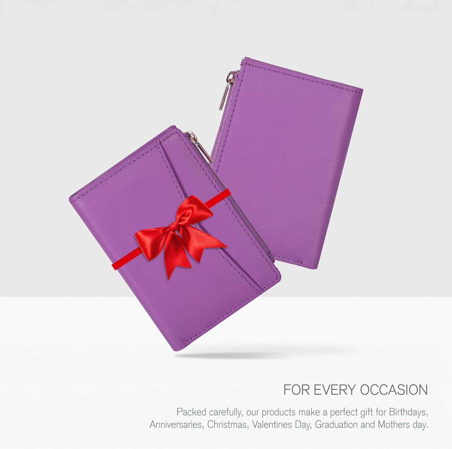 Detalle de Oak Leathers RFID wallet for women