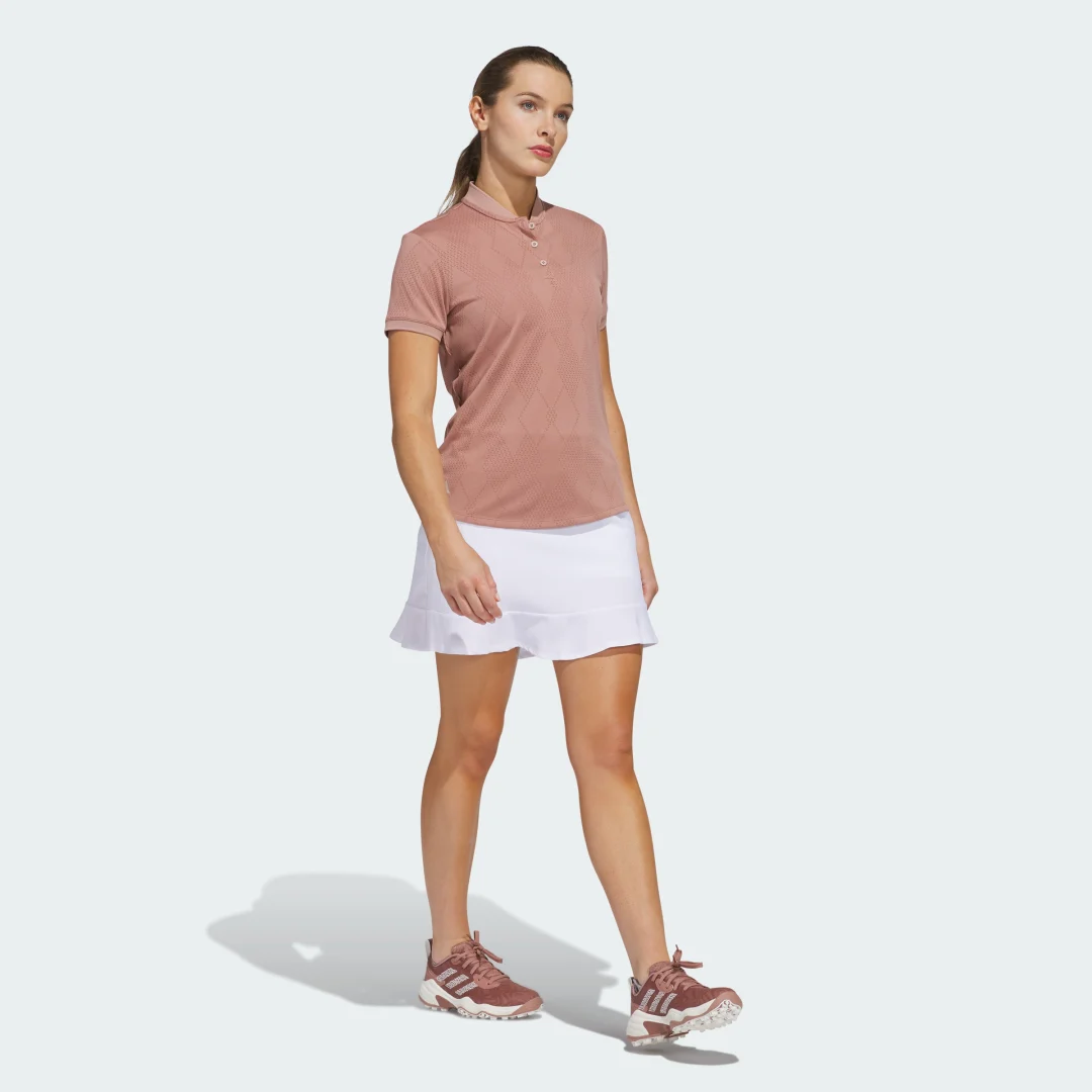 Thumbnail 2 de Polo Ultimate365 Diamond Jacquard de adidas en rosa
