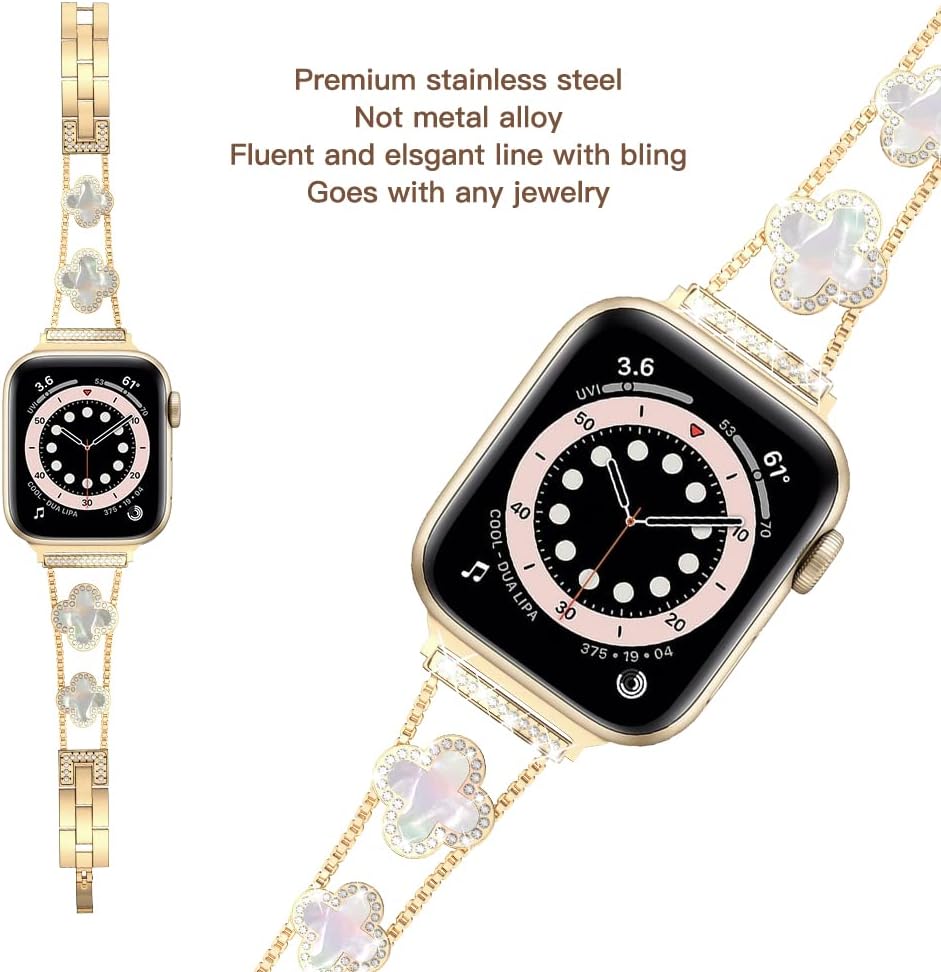Detalle 2 de Musk-MSKR Diamond Metal Band for Apple Watch