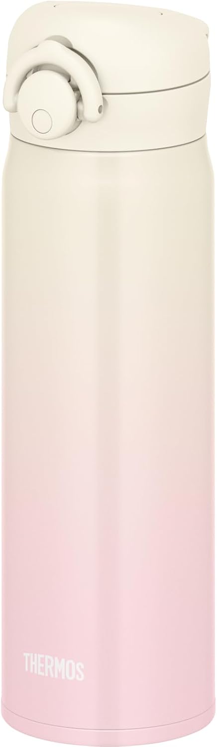 Detalle de サーモス JNR-503LTD 真空断熱ケータイマグ 500ml アイボリーピンク ワンタッチオープン