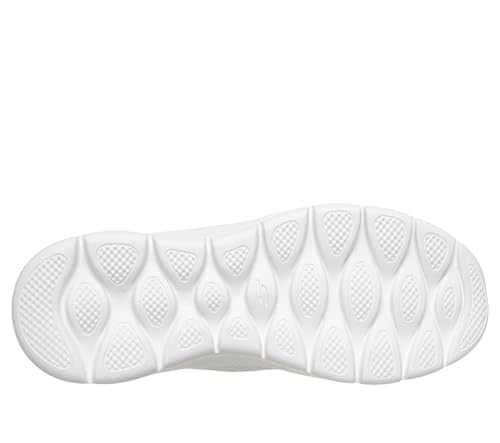 Detalle 2 de Skechers Donna Go Walk Flex Grand Entry Trainers – White Textile/Mint Trim, 37 EU