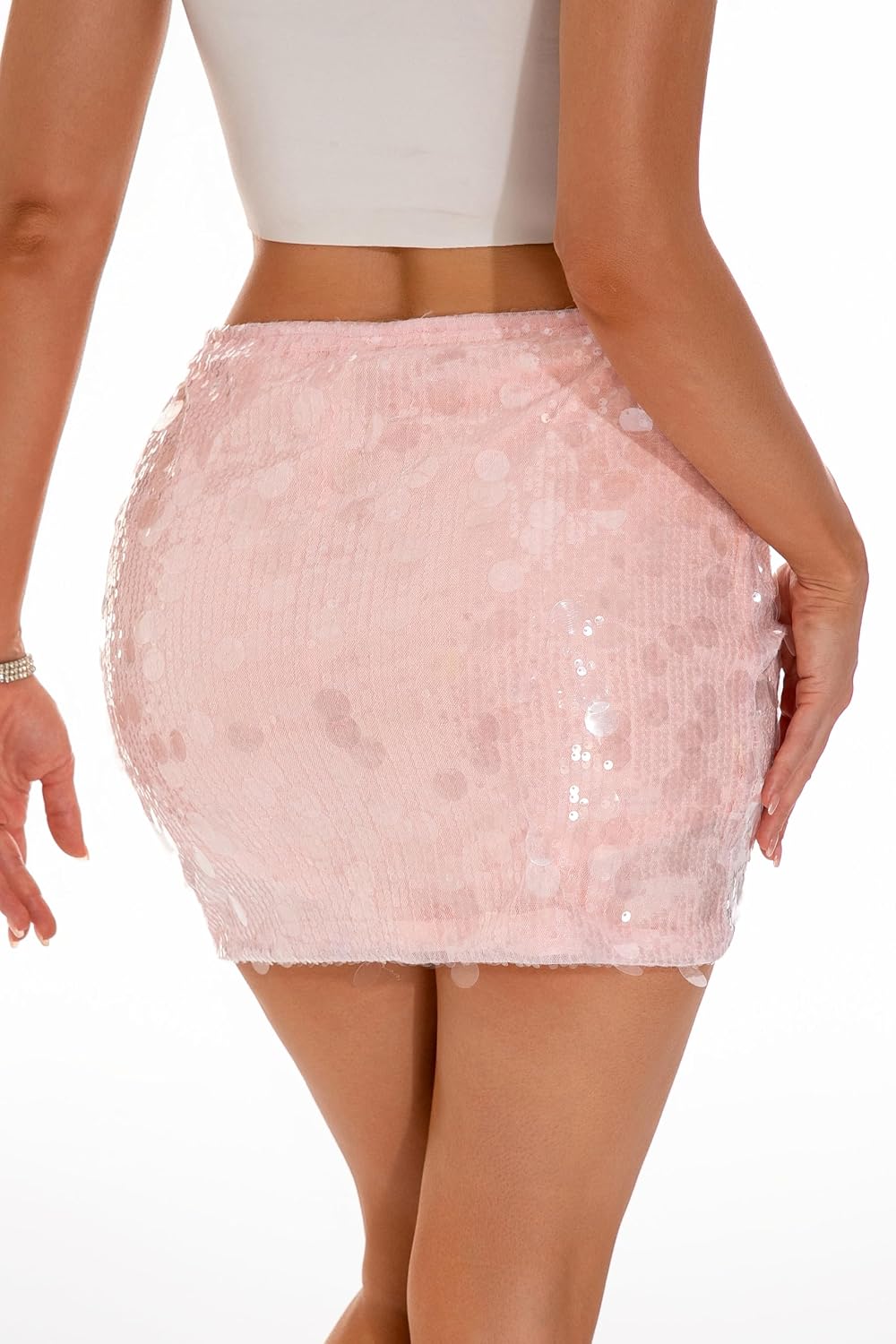 Thumbnail 2 de GUANYY Women's Sequin Mini Skort with Shorts and Full Lining