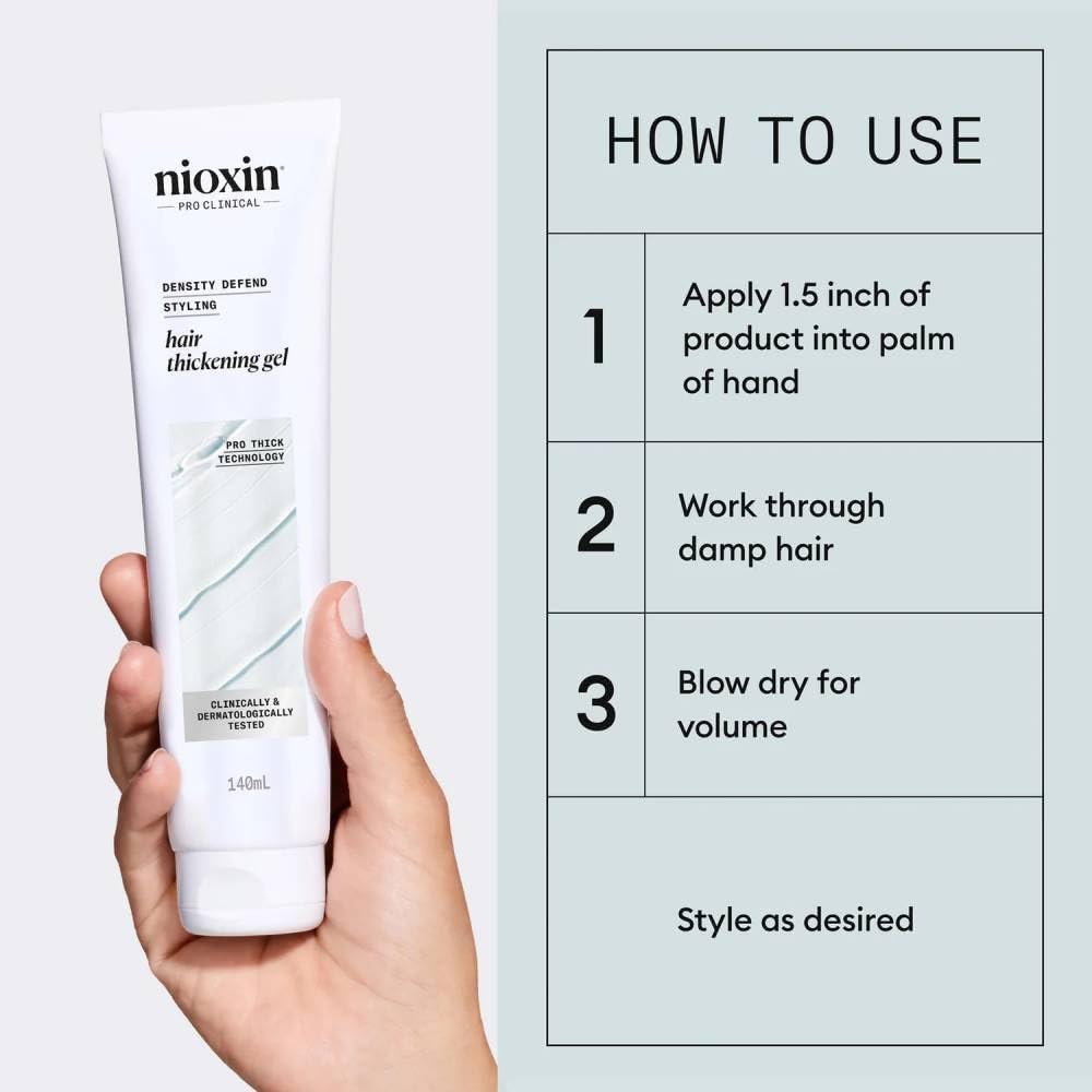 Thumbnail 3 de Nioxin Density Defend Strong Hold Volume Hair Spray (300ml) for Medium to Coarse Hair