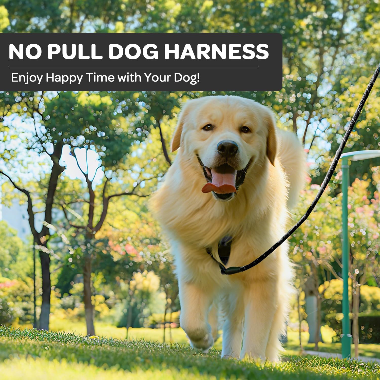 Thumbnail 6 de FURRYFECTION XL Anti-Pull Dog Harness for Large Dogs: Extra Strong, Reflective Front & Back Clips
