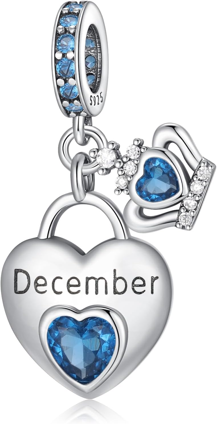 Thumbnail 6 de Vegaine Herz Geburtsstein Charms Anhänger – kompatibel mit Pandora Armbändern