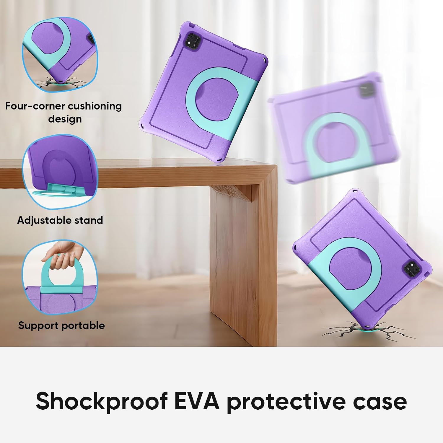 Thumbnail 6 de Aiprotablet 10-Inch Kids Tablet with Android 16 (Purple)