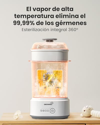 Detalle 1 de GROWNSY Esterilizador de Biberones 8 minutos