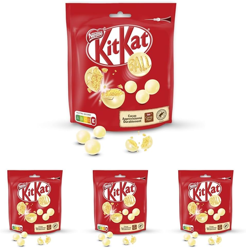 Thumbnail 2 de KitKat Ball Chocolat Lait – lot de 4, billes à partager au cœur de céréales croustillantes