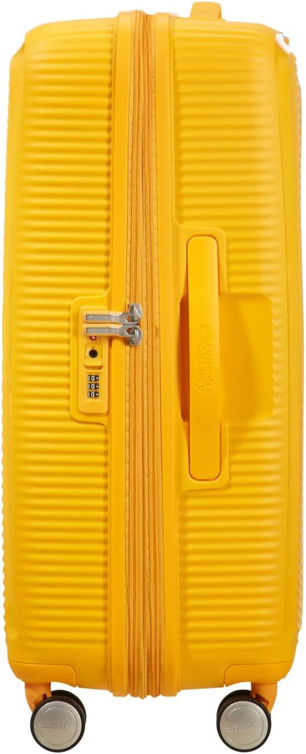 Detalle de American Tourister Soundbox Spinner M Erweiterbar 67 cm – Gelb (Golden Yellow)