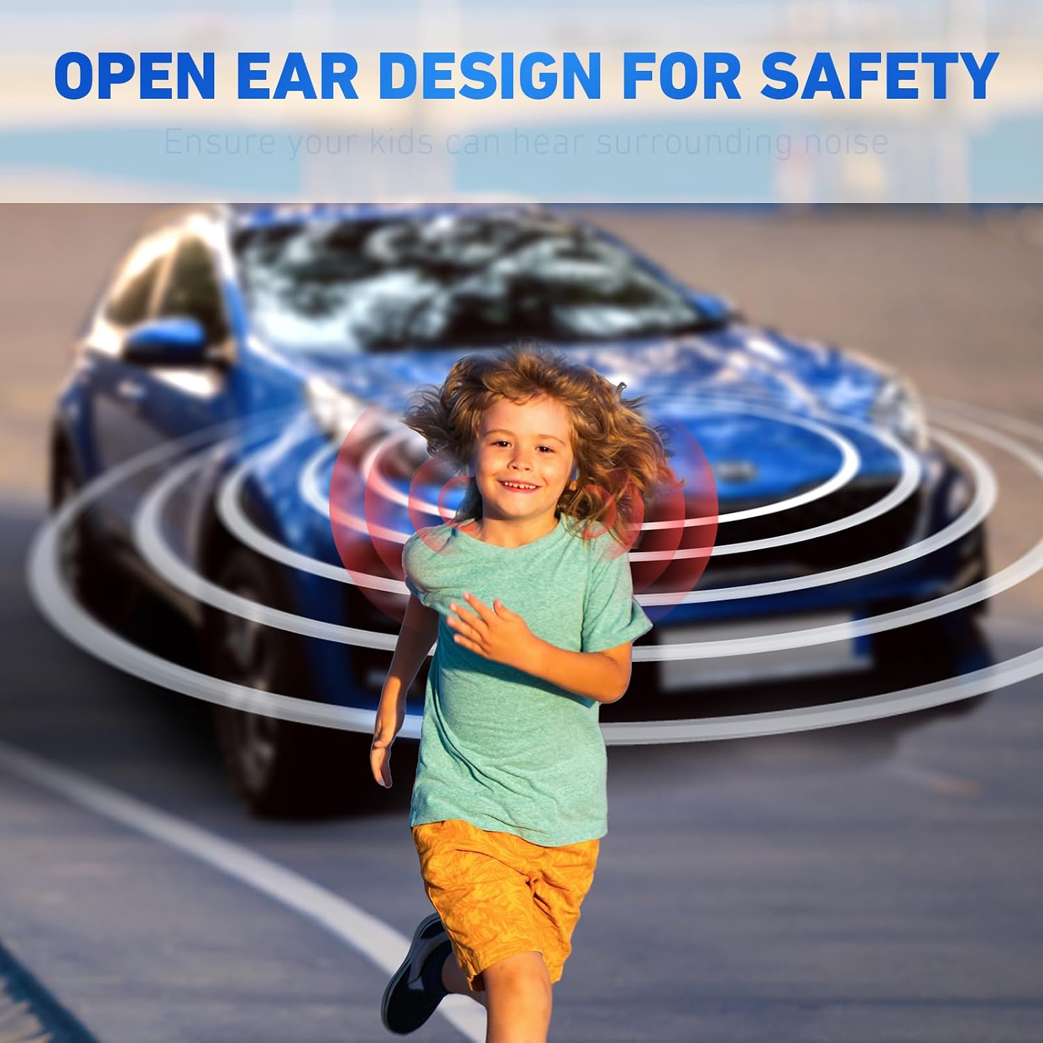 Thumbnail 3 de Mehomeli Kids Headphones: Air Conduction Open Ear, 85dB Limit, 20-Hour Battery, IPX5