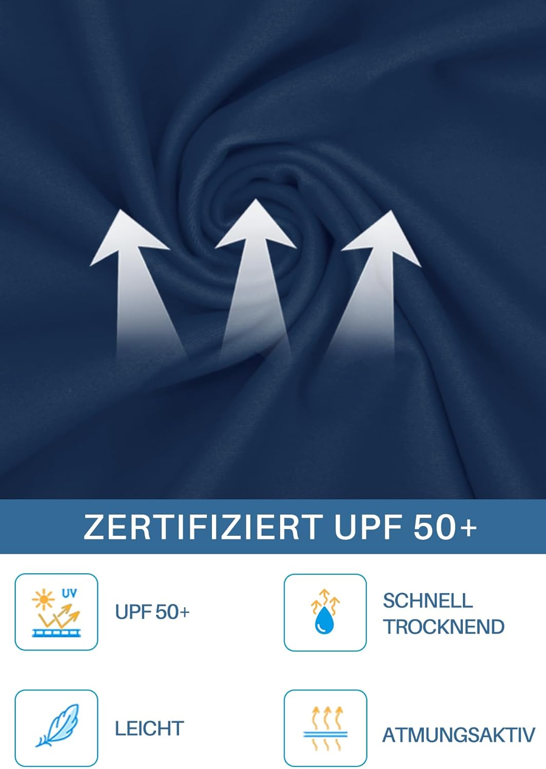 Detalle de BesserBay Jungen UV-Shirt UPF 50+ – Rashguard Kurzarm, Größen 110–160